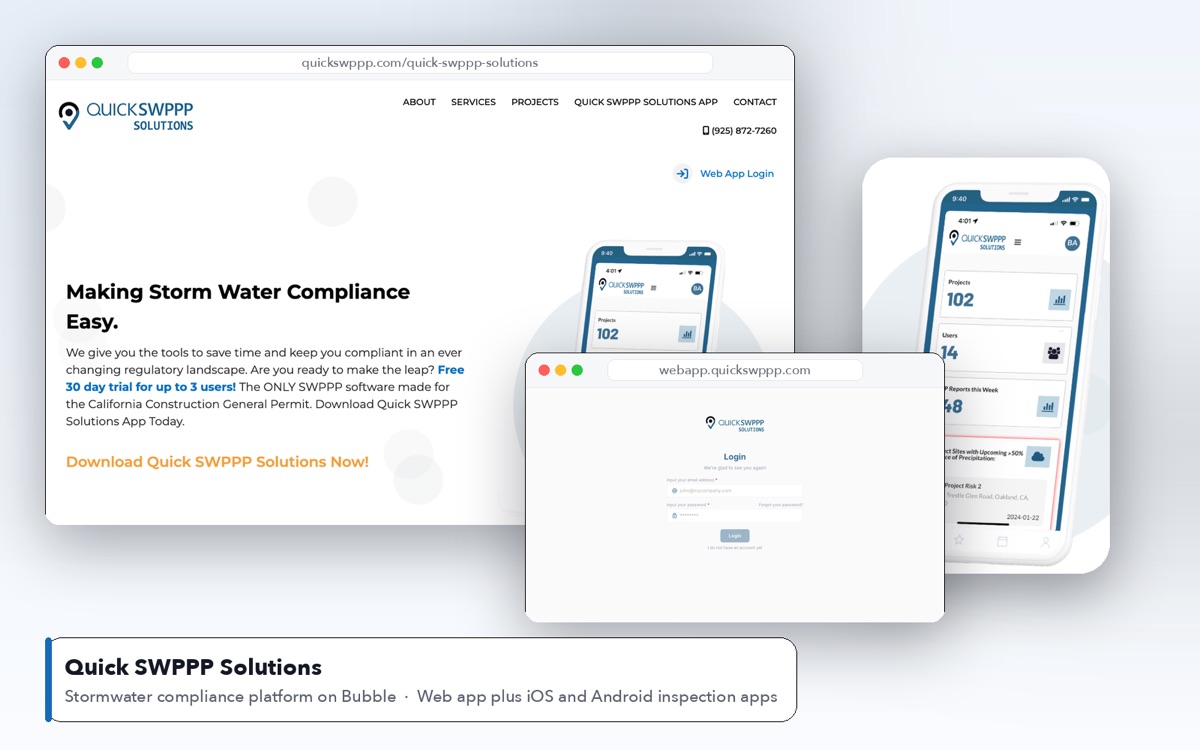 Quick SWPPP Solutions website